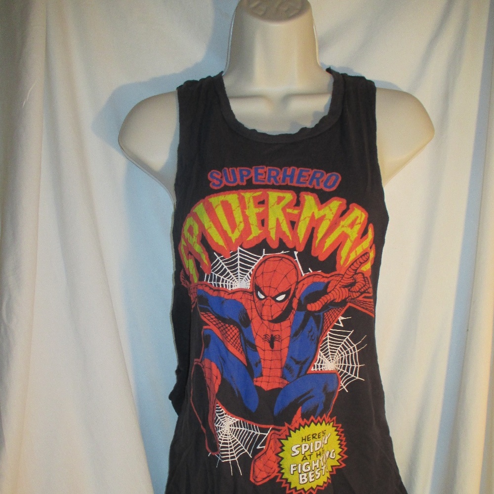 Womens Marvel Spider-man Side Slit Blouse